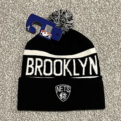 BNWT NBA Brooklyn Nets Beanie Adult Bobble Hat PRIMARK (Basketball) Licensed • £7.50