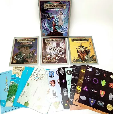 D&D Forgotten Realms Campaign Setting TSR 1085 1993 Missing The 8 Monster Pages • $74