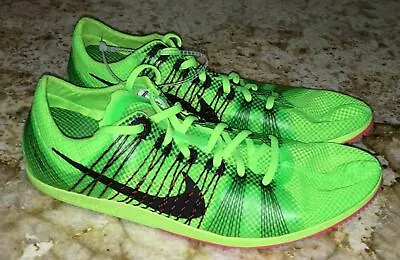 NIKE Matumbo 2 Lime Green Bl Mid Distance Track Spikes Cleats Mens 4.5 5 7 12 14 • $78.67