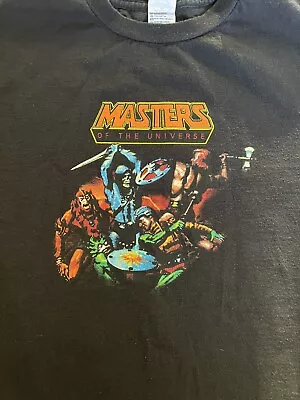 Masters Of The Universe VTG 90’s Tee Shirt Sz M Skeletor Action TV Show Black • $20