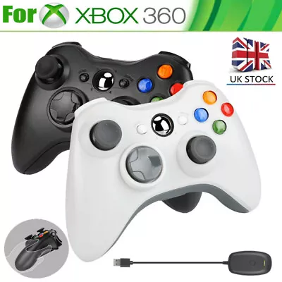 Wireless Game Remote Controller For Microsoft Xbox 360 Gamepad Console & PC • £6.99