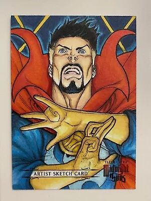 2023 Marvel Fleer Ultra Midnight Sons Sketch Card Dr Strange VISKRATOS 1/1 • $495