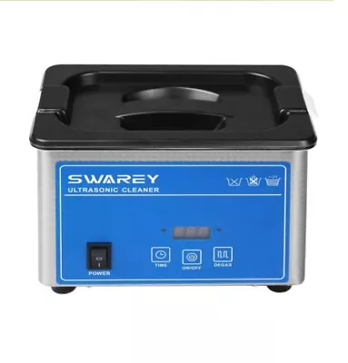 SWAREY 800ML Ultrasonic Cleaner 45000Hz Ultrasonic Jewellery Cleaner Professiona • £38.99