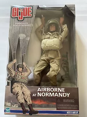 Vintage Hasbro GI Joe WWII Airborne At Normandy 12  Action Figure (NIB) • $75
