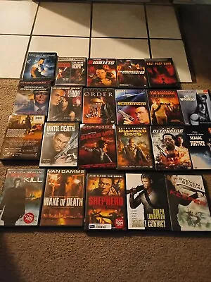 Movie Lot / DVD Lot  Jean Claude Van Damme Steven Seagal Wesley Snipes Dolph • $35