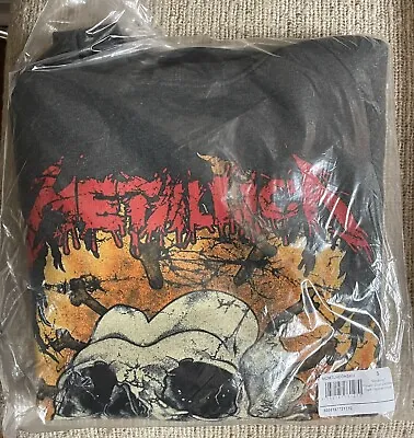 Metallica Flower & Skull Official Tour Concert Hoodie Sweatshirt Size Small • $49.99