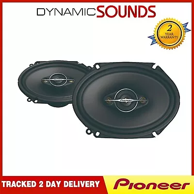 Pioneer TS-A6881F - 6 X8  4-Way Coaxial Car Replacement Speakers 350W • £59.99