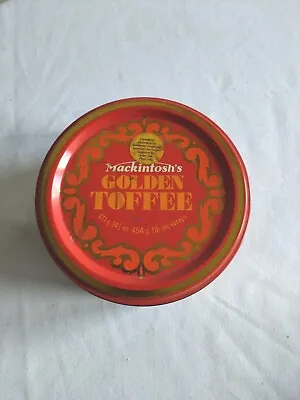 £8 • Buy Vintage Antique Mackintosh's GOLDEN TOFFEE Tin