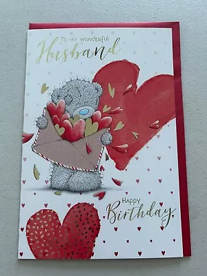 Me To You - Tatty Teddy Card- For My Wonderful Husband Birthday • £3.25