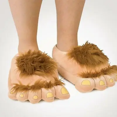 Funny Furry Monster  Feet Indoor Shoes Slipper For Men Women • £15.64