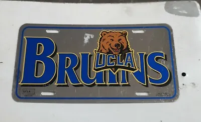 UCLA Bruins Football License Plate Mirror Chrome Used Scratched Plastic • $4.49