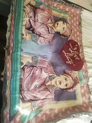 I Love Lucy Throw Chocolates Candy Factory Ethel Blanket Tapestry • $15