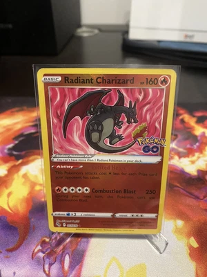 $35 • Buy Pokémon TCG Radiant Charizard Pokemon GO 011/078 Holo Radiant Rare