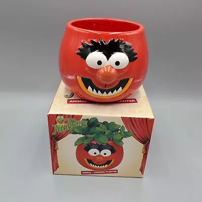 Muppets Animal Planter Flower Pot 3D Face Wild And Crazy Monster Rare Retired • $32.34