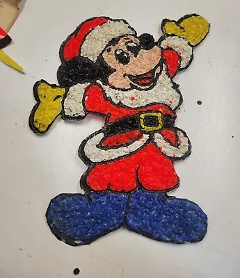 Vintage RARE Melted Popcorn Mickey Mouse Christmas Decoration • $23