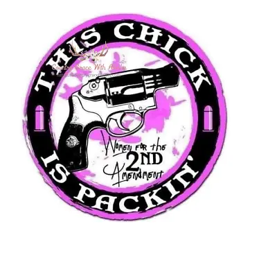 Sublimation Print Design This Chick Is Packin Ready To Press Heat Transfer • $2