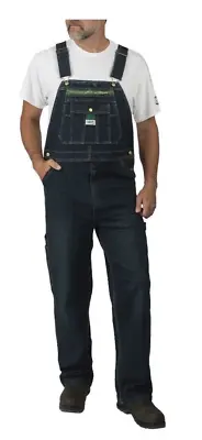 Liberty Mens Blue Denim Jean Bib Overalls 48x30 NWT Free Shipping! • $45