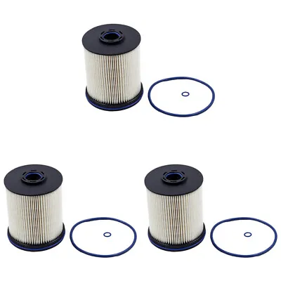 3X New TP1015 For 2017-2020 Chevy GMC 5 Micron Fuel Filter With Gaskets 23304096 • $22.52