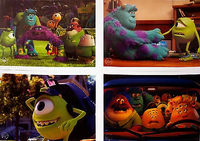4 Disney Store Pixar Lithographs MONSTERS UNIVERSITY 2013 10X14 LithosPortfolio • $19.99