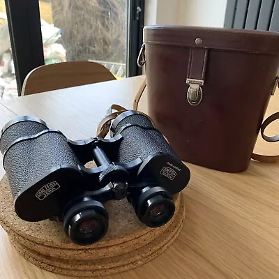 Vintage Carl Zeiss Jena Binoculars Jenoptem 10 X 50W With Case • £42