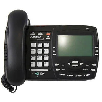 Fully Refurbished Aastra 480i A1700-0000-10-05 SIP Phone (Charcoal) • $49