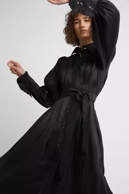 New! Classy AJE “Idealist” Silk Blend Shirt Dress -  Size  10 • $225