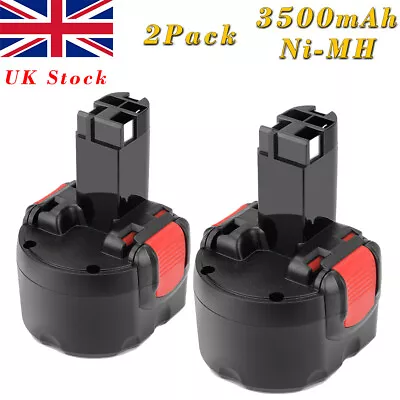 2x For Bosch 23609 BAT048 GDR96V PSR9.6VE-2 PSR960 3500mAH 9.6V Ni-MH Battery  • £21.89