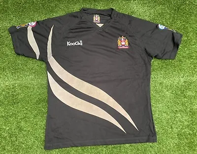 £12.99 • Buy Wigan Warriors Rugby League Black Away Shirt Jersey 2009/10 KooGa Size Medium