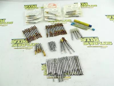 71 Assorted Hss Hsco 2 & 4 Flute Micro End Mills 1/32  To 3/16  Dia Osg Doall • $36