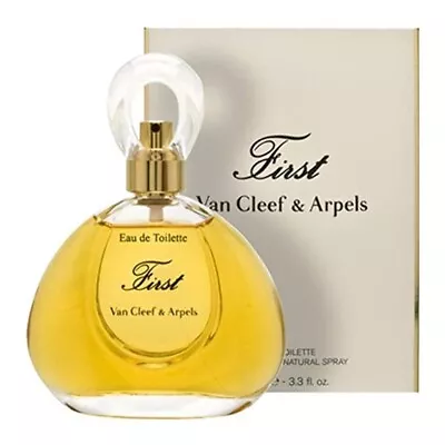 VAN CLEEF & ARPELS First Eau De Toilette Perfume Spray Woman 3.3oz 100ml BOXED • $99.50