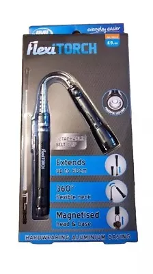 JML Extendable 360° Flexi Torch With Magnetised Head And Base 57 Cm. Bargain. • £7.99