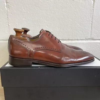 Magnanni Gerardo 20623 Oxford Derby Men's Size 10 M Brown • $49.99