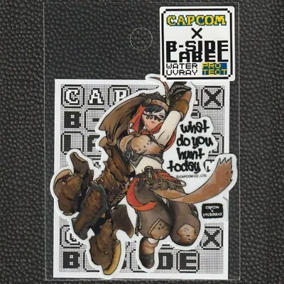 CAPCOM X B-Side Label Sticker MONSTER HUNTER Kulu-Ya-Ku Armor Girl MHW F/S • $12.98