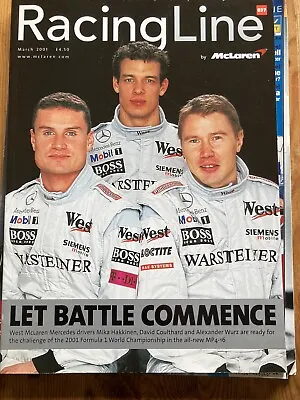RACING LINE - THE TAG McLAREN GROUP MAGAZINE 037 MARCH 2001 THE ALL NEW  MP4-16 • £3.45