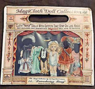 VTG `95  Magicloth Vogue Ginny Magnetic Paper Dolls By Judy Johnson Artist • $34.99