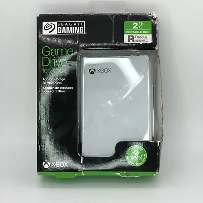 $80.74 • Buy Parts Only!!! Seagate Game Drive XBOX 2TB External Hard Drive Portable White
