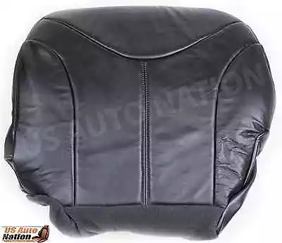 1999 2000 2001 2002 GMC Sierra Driver Bottom Leather Seat Cover Graphite Gray  • $99.49