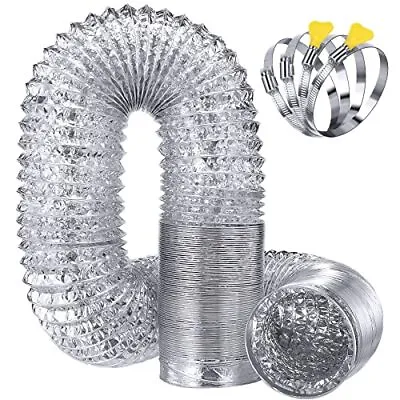 Heavy Duty 4flexible Dryer Vent Exhaust Duct Hose 16 Ft Long Extra Thick 6ply • $24.83