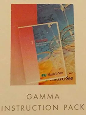 Gamma Instruction Manual Hardcover Demme Steven P. Math-U-See • $7.72