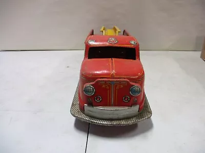 Vintage Tin Friction Fire Truck • $29.99