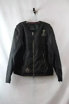 Harley-Davidson Men's Black Padded Graphic Motorcycle Jacket Sz L • $31