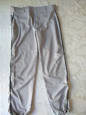 Official MLB Majestic Gray/Green Piped Baseball Pants Size Youth X Large NWOT • $10.50