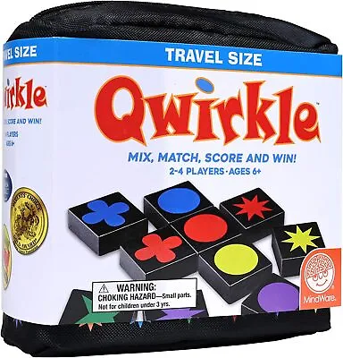 Mindware   Qwirkle: Travel (NEW)   Board Game   Ages 6+   2-4 Players   45 Minut • £15.96