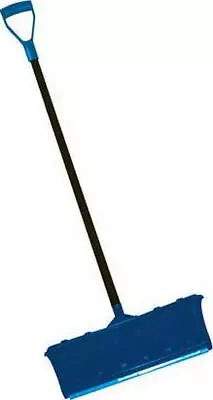 WESTWARD Snow Shovel Pusher Poly Blade 22  Wide 45 In Steel D-Grip Handle • $36.49