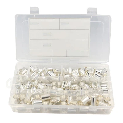 £12.94 • Buy 210x Wire Ferrules Kit EN70-20 AWG 2/0 30pcs EN Uninsulated Terminal Block