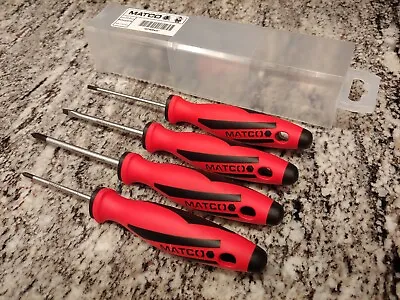 Matco Tools 4pc Precision Screwdriver Set - RED • $64.99