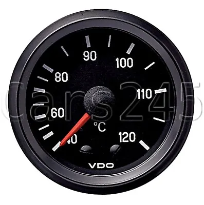 VDO Vision Cockpit Water Temperature Gauge 40-120 C 52mm 180-035-005G • $150.78