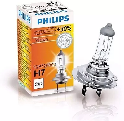 PHILIPS 8711500405937 H7 55W 12V Halogen Bulb • $2.99