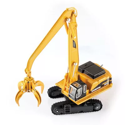 1/87 Scale Material Handler Crane Diecast Construction Vehicle Toys For Boys • $28.76