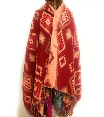 Exclusive Handloomed Himalayan Wool Shawl Woolen Yoga Meditation Scarf New • $35